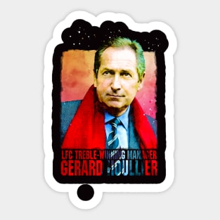 Gérard Houllier Treble-Winning Manager Sticker